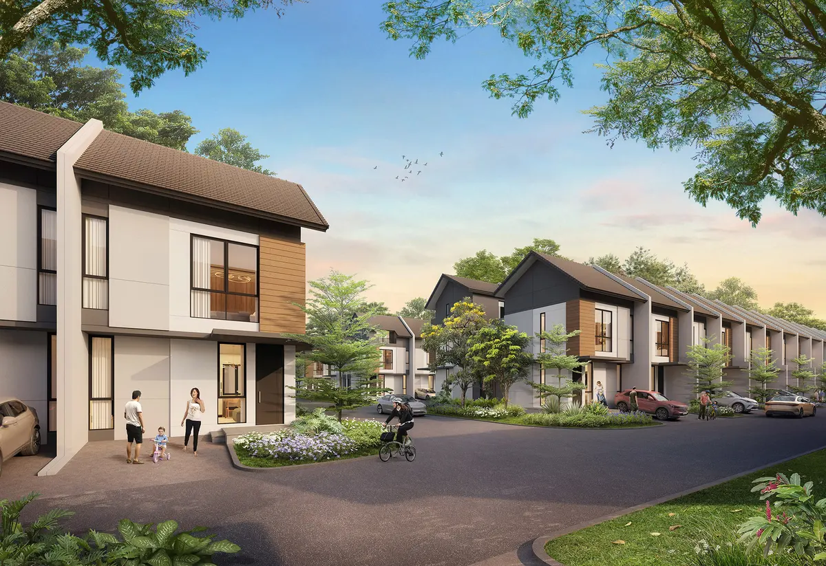 Chelia Residence — Streetscape Jalan Internal, Keluarga, Green Cluster