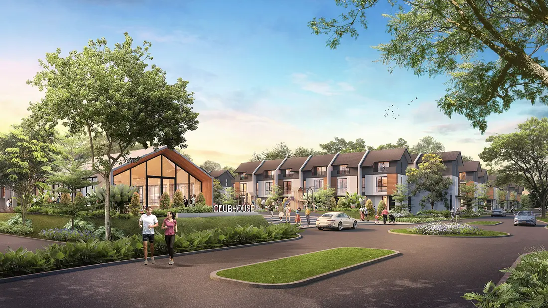 Club House Chelia — Barn-style Clubhouse, Jogging Track, Pool & Taman