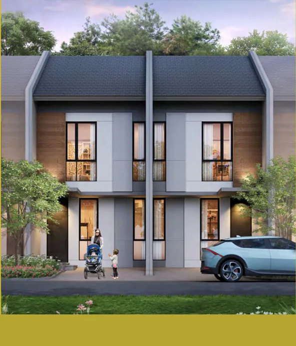 Chelia 5 — Tipe 5×10 2 Lantai, Modern Tropis, LB 61 m²