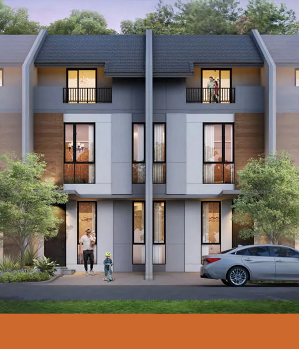 Chelia 5 — Tipe 5×10 3 Lantai + Attic, Balkon Lantai 3, LB 93 m²