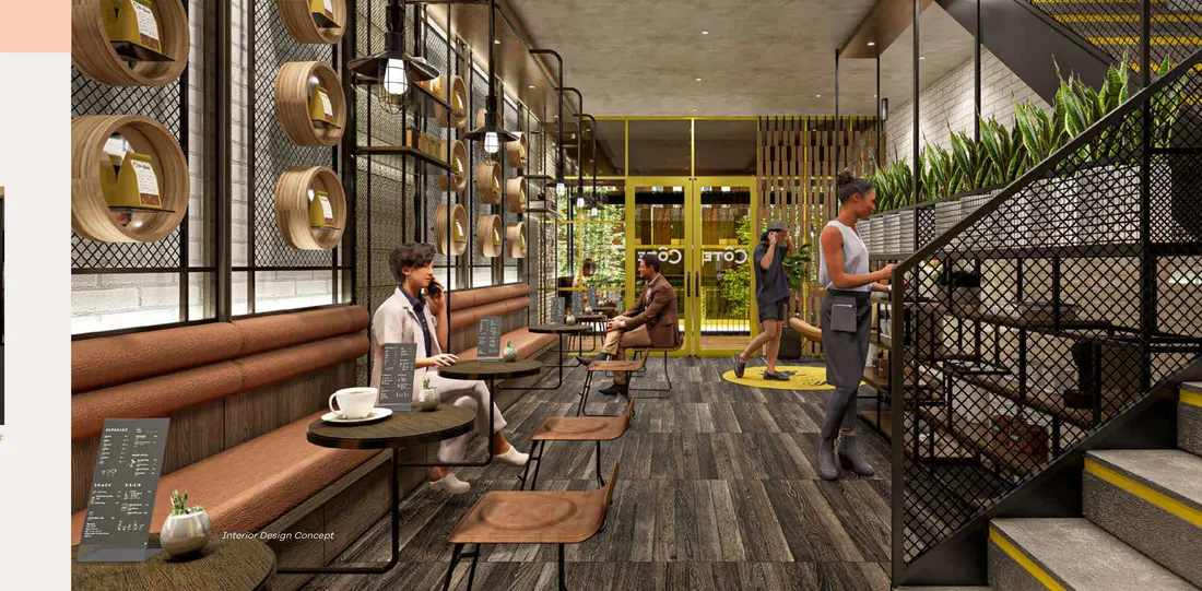 Cafe Interior Inspiration — Design Concept, Kayu & Hijau (Inspirasi Tenant)