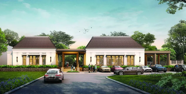 Club House Jasmia — Eksterior Bangunan Colonial White